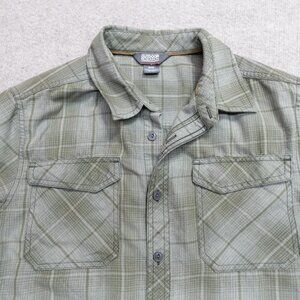 Outdoor Research Shirt Medium Green Plaid Tangent II